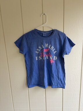 Gildan Blue Anna Maria Island Graphic Kids Tee